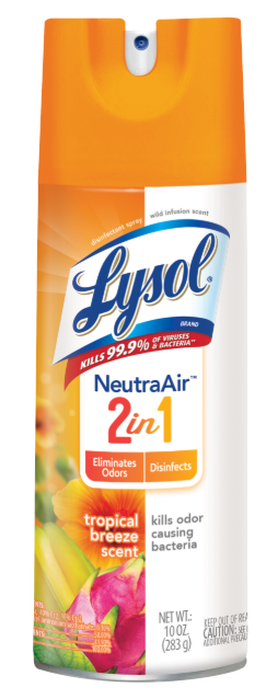 LYSOL® Disinfectant Spray - Neutra Air 2 in 1 - Tropical Breeze